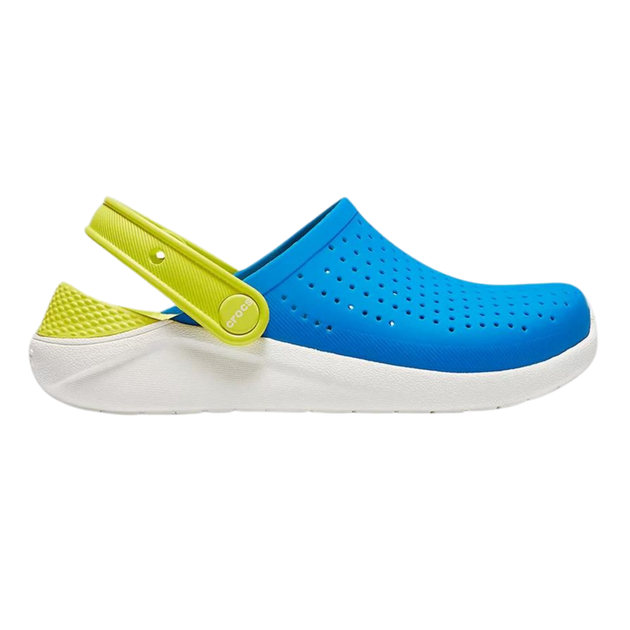 Сабо Crocs Literide Kids Clog 29 р 17.5-18.3 см Детские Желто синие 205964-4KF-C12 Bright Cobalt/Citrus - изображение 3