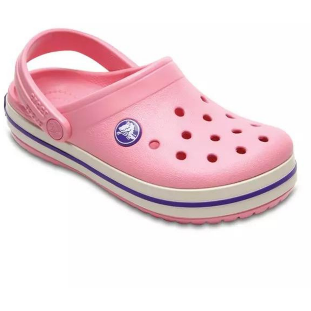 Сабо Crocs Crocband Kids Clog 31-32 р 19.2-20.0 см Детские розовые с пионом 204537-J1 Peony Pink/Stucco - изображение 2