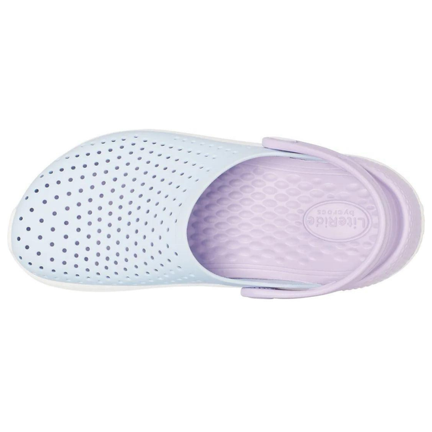 Сабо Crocs Literide Kids Clog 33 р 20.1-20.8 см Детские Светло голубые 205964-4KA-J2 Mineral Blue/White - изображение 4