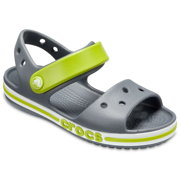 Сандали Crocs Bayaband Sandal Kids 31-32 р 19.2-20.0 см Детские Темно серые 205400-025-J1 Charcoal - изображение 2