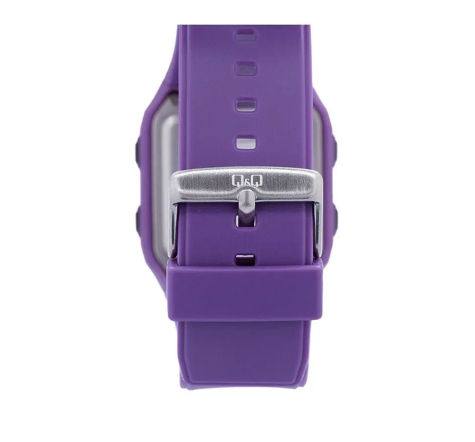 Мужские часы Q&Q M158J010Y Фиолетовые - изображение 6