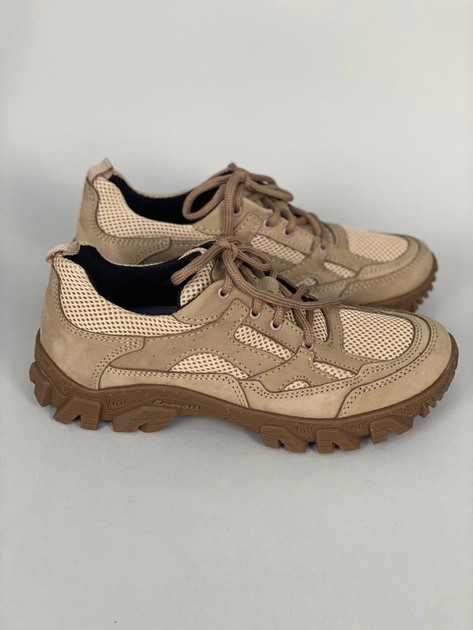 Кроссовки мужские тактические ShoesBand Песочные Нубук с текстильной сеткой 44 (29 см) (S84141-4) - изображение 1