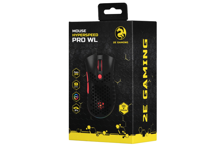 2E Gaming Мышь игровая HyperSpeed Pro WL, RGB Black - изображение 2