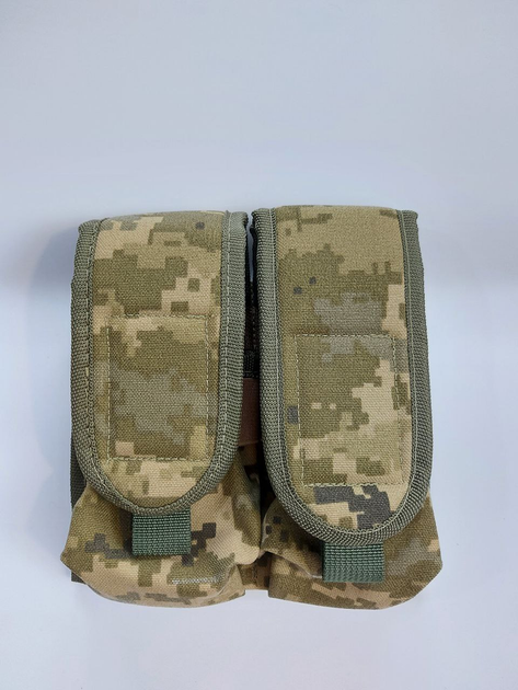 Підсумок під магазини подвійний 7.62, 5.45 та AR Чорноба-Ї Cordura 1000D Піксель - зображення 1