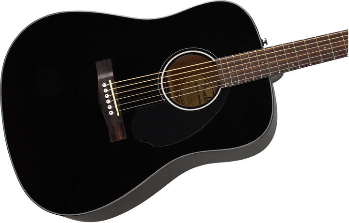 Акустическая гитара Fender CD-60S Black WN - изображение 3