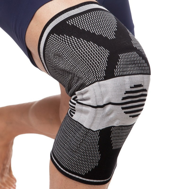 Наколенник спортивный Knee Brace 1 шт. с силиконовым кольцом размер L ...