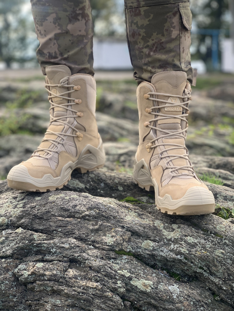 Тактичні черевики Vaneda, військові черевики, берці військові, кайот 41р - зображення 1