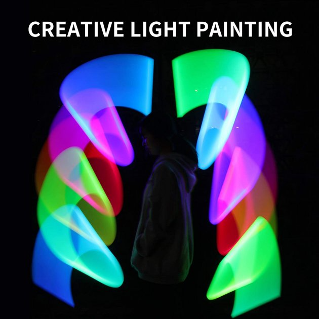 Лампа жезл с дефлектором для селфи Ring Light Stick RGB студийный свет для блогеров и фотографов 50 см - изображение 5