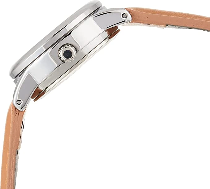 Стильные женские часы Casio LTP-V002GL-7B3UDF Серебристые со светло-коричневым - Фото 6 Стильные женские часы Casio LTP-V002GL-7B3UDF Серебристые со светло-коричневым - изображение 6