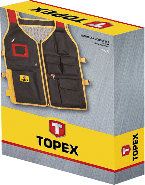 Жилет монтажника Topex (79R255) - Фото 2 Жилет монтажника Topex (79R255) - зображення 2