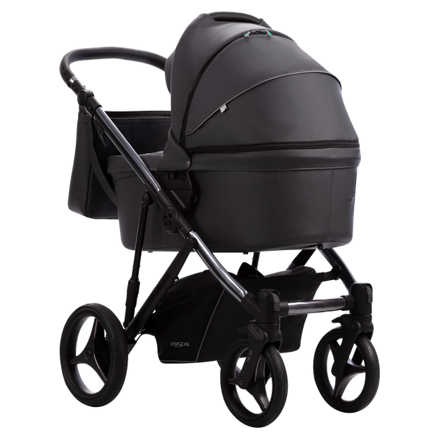 Детская универсальная коляска 2 в 1 Bebetto Pascal Premium Class Dark 02 - Фото 4 Детская универсальная коляска 2 в 1 Bebetto Pascal Premium Class Dark 02 - зображення 4