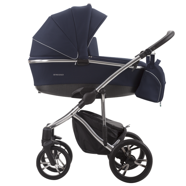 Детская универсальная коляска 2 в 1 Bebetto Bresso Premium SILVER 03 - Фото 1 Детская универсальная коляска 2 в 1 Bebetto Bresso Premium SILVER 03 - зображення 1