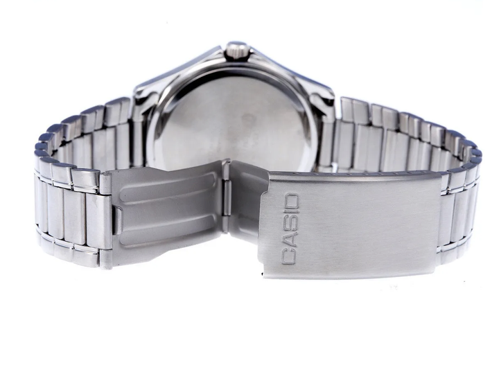Наручные прочные часы Casio MTP-1183A-7BDF Серебристые/стальные с белым - изображение 4