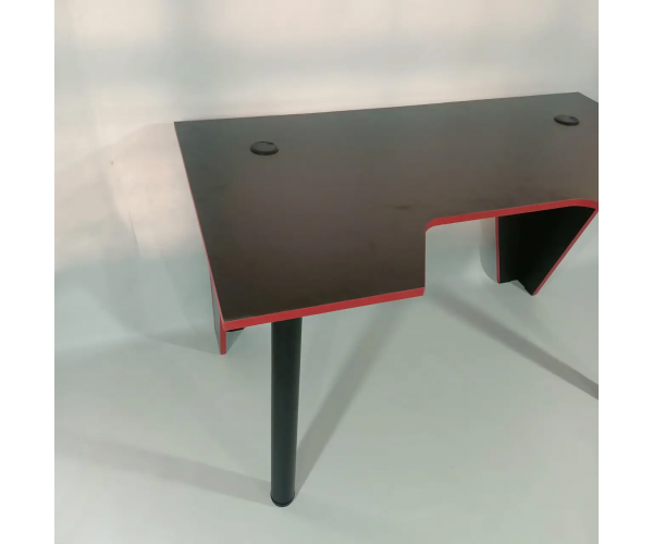 Стіл комп'ютерний геймерський ігровий DROM Square Black/Red - зображення 5