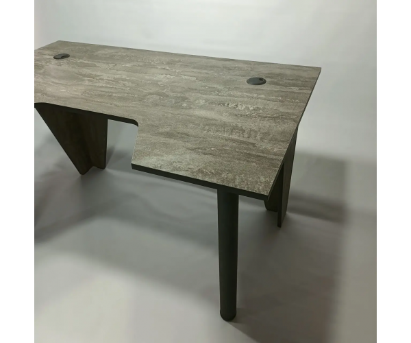 Стіл комп'ютерний геймерський ігровий DROM Square Iron Stone + Підставка для системного блоку - зображення 3
