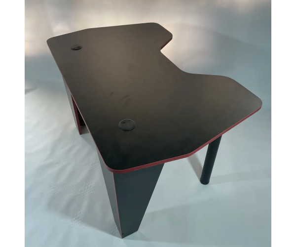 Стіл комп'ютерний геймерський ігровий DROM Joystick Black/Red - зображення 3