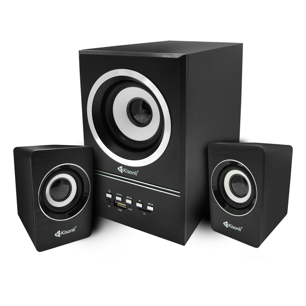 Компьютерные колонки Kisonli U-2700BT с Bluetooth - Фото 1 Компьютерные колонки Kisonli U-2700BT с Bluetooth - изображение 1