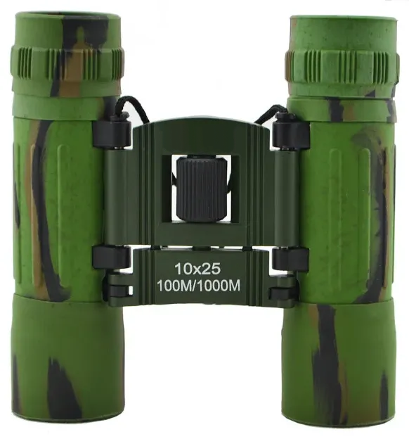 Бинокль Bushnell M100-10x25 компактный, складной, влагозащищенный, противоударный Camouflage - изображение 5