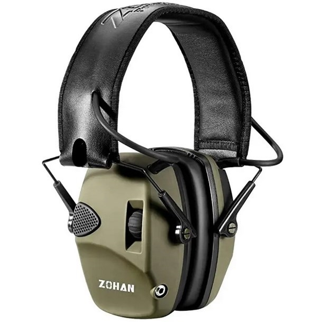 Активні тактичні навушники ZOHAN EM054 Green - зображення 1
