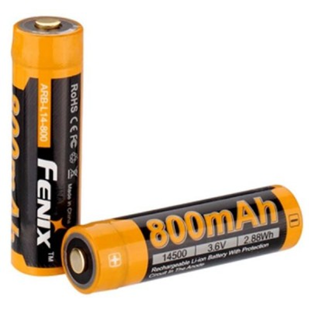 Аккумулятор Fenix 14500 Fenix 800 mAh Li-ion (ARB-L14-800) – фото ...