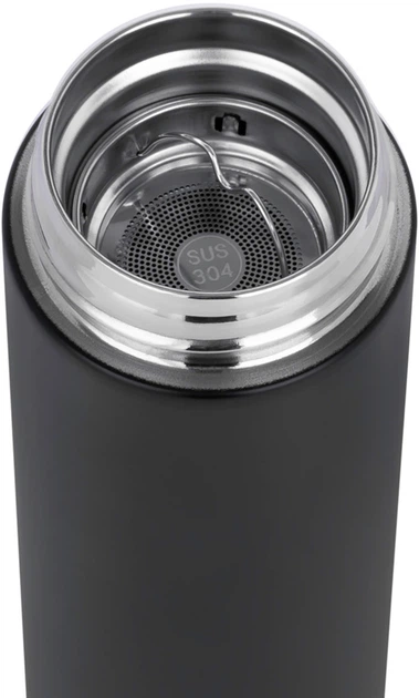 Butelka termiczna Noveen z wyświetlaczem LED TB2310 Czarny 450 ml (TB2310) - obraz 4