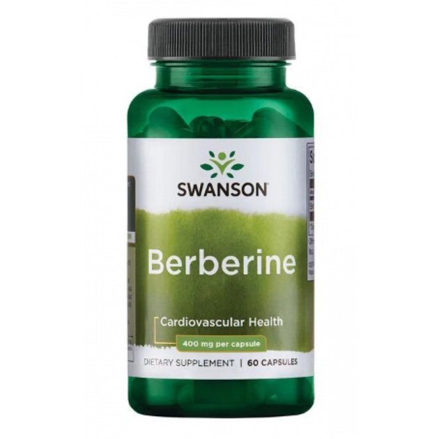 Берберин Swanson Berberine 400mg 60 капсул - Фото 1 Берберин Swanson Berberine 400mg 60 капсул - изображение 1