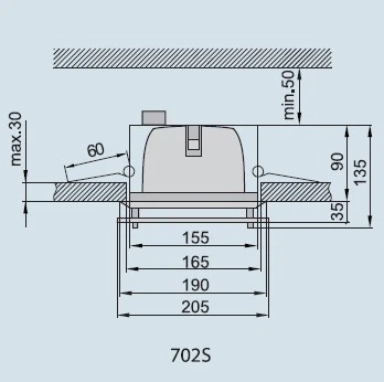 Світильник світлодіодний Brilum 702S LED 30W NW білий - зображення 2