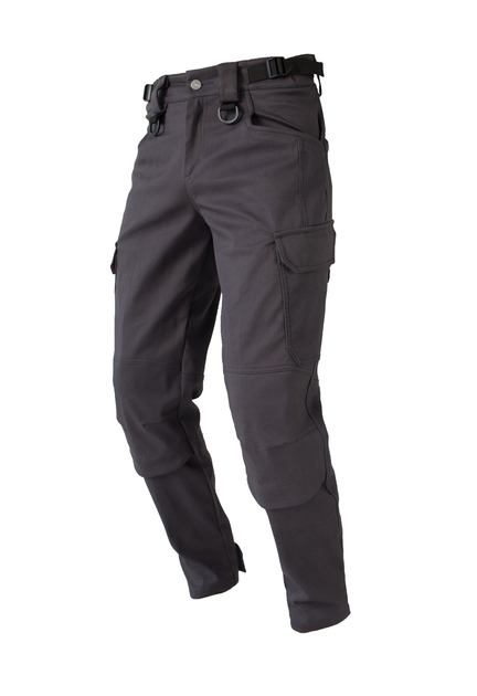 Утеплённые тактические штаны на флисе soft shell XXL gray fleec - изображение 2