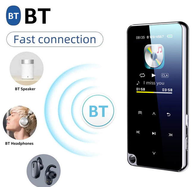 MP3 плеер JNN M25 Original Bluetooth Hi-Fi 4Gb - изображение 2