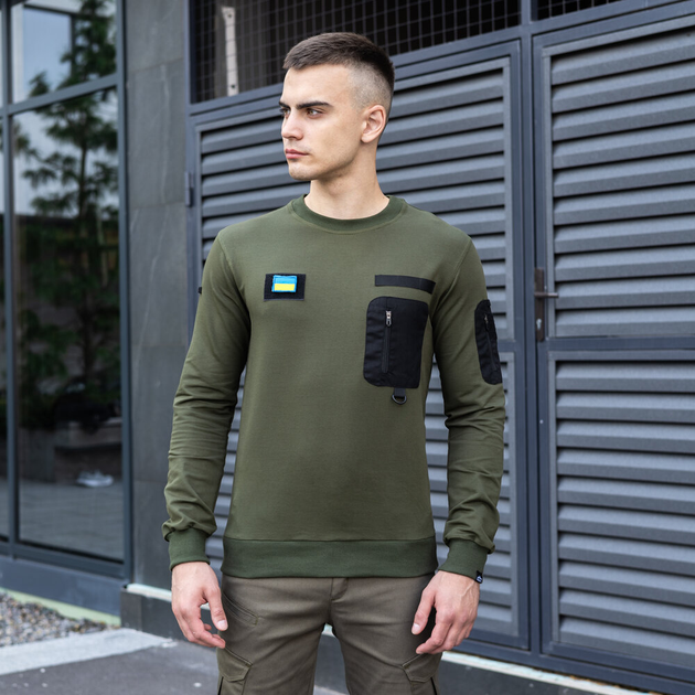 Світшот Pobedov Tactical Хакі 3XL BLss1 287 - зображення 2