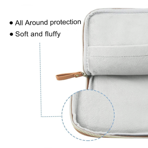 Чохол для ноутбука MOSISO Laptop Premium PU Leather Sleeve 16" Brown - зображення 3