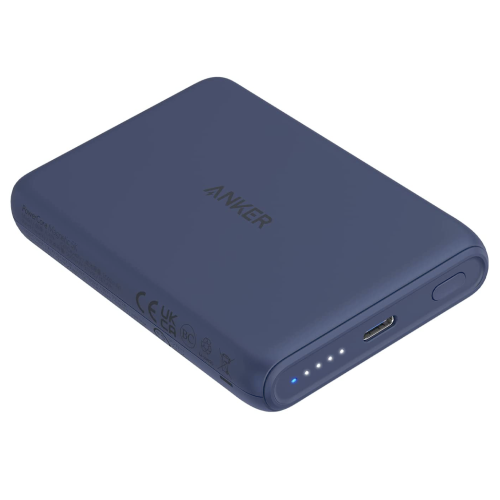 Магнітна батарея Anker 521 PowerCore Magnetic 5K 5000 мАч Blue (A1619) - Фото 1 Магнітна батарея Anker 521 PowerCore Magnetic 5K 5000 мАч Blue (A1619) - зображення 1