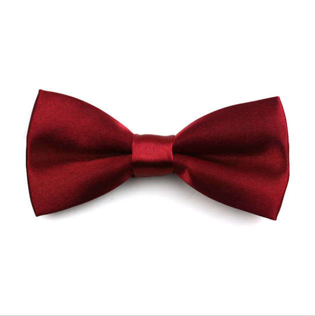 Галстук-бабочка детская Dandy атласная №1 (бордовая) - Фото 1 Галстук-бабочка детская Dandy атласная №1 (бордовая) - изображение 1