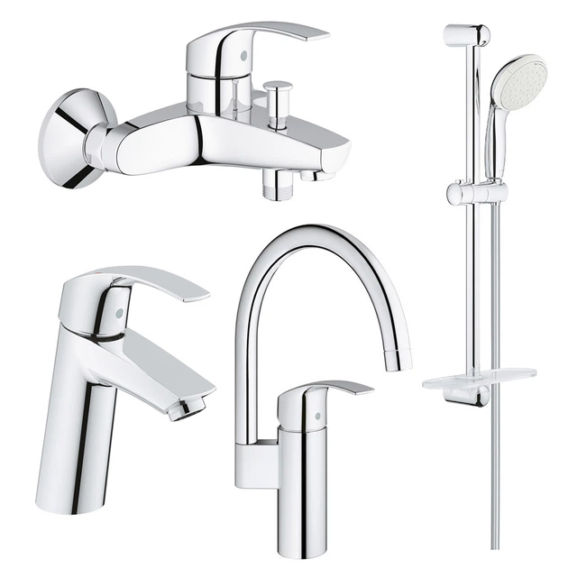 Набор Смесителей Кухни И Ванной Grohe Eurosmart 123248Mk M-Size ...
