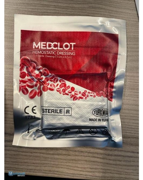 Повязка з кровоспинною пробкою Medclot - изображение 1