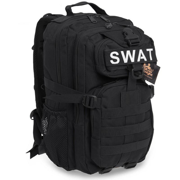 Рейдовый рюкзак тактический SILVER KNIGHT V-35л черный SWAT-3P - изображение 1