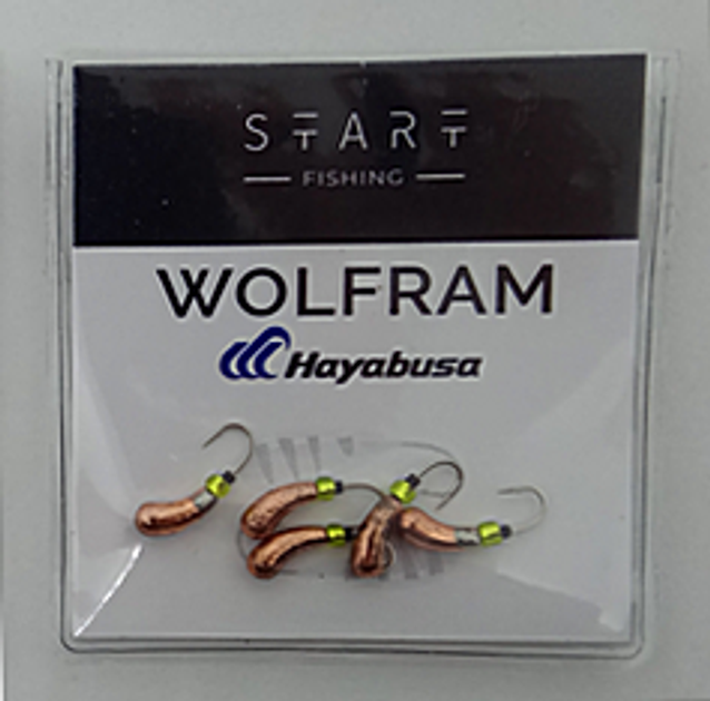 Мормышка вольфр. Start Fishing Уралка кр.№16 Cu 3 мм 0,6 г 007-030-1 ...