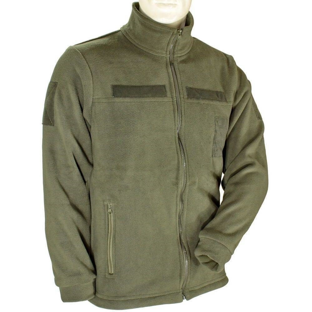 Куртка флісова для військових колір олива розмір S 503 - зображення 1