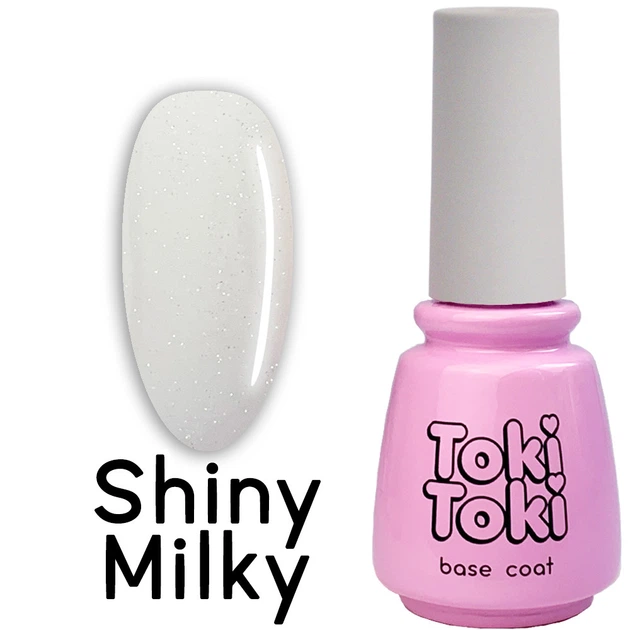Камуфлирующая база Toki-Toki 15 мл. Shiny Milky – купить онлайн на