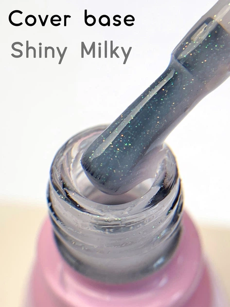Камуфлирующая база Toki-Toki 15 мл. Shiny Milky – купить онлайн на