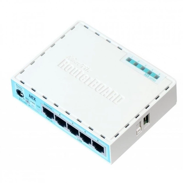 Маршрутизатор Mikrotik hEX (RB750Gr3) - Фото 1 Маршрутизатор Mikrotik hEX (RB750Gr3) - изображение 1