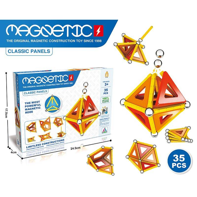 Магнитный конструктор Magnetic 35 деталей 775-1 – фото, отзывы ...