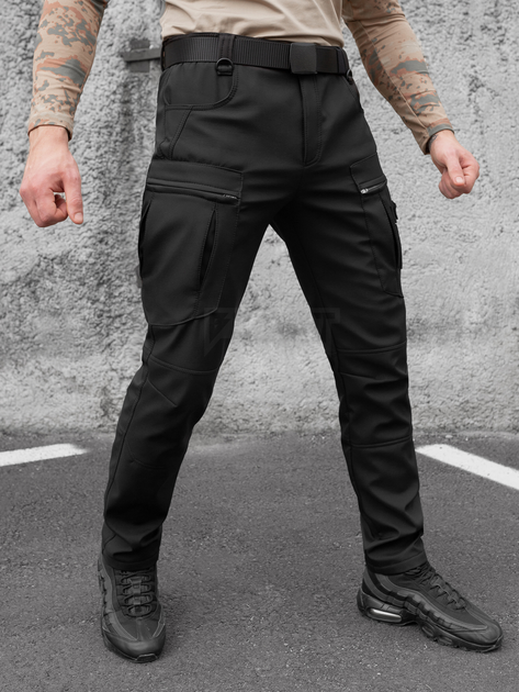 Тактические утепленные брюки BEZET 6026 2XL Черные (2000093211541) - изображение 2