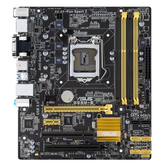 Материнська плата Asus B85M-E (s1150/B85/4xDDR3) БО - Фото 3 Материнська плата Asus B85M-E (s1150/B85/4xDDR3) БО - зображення 3