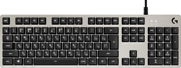 Клавиатура проводная Logitech G413 Silver Mechanical Gaming USB UA ...