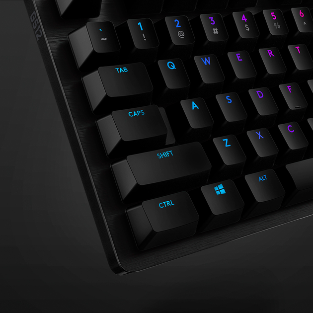 Клавиатура проводная Logitech G512 Carbon Lightsync RGB Mechanical USB ...