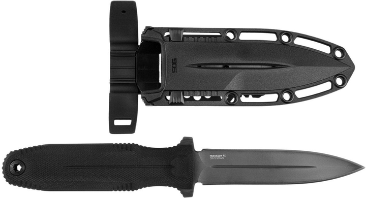 Ніж SOG Pentagon FX Black Out (SOG 17-61-01-57) - зображення 2