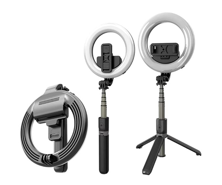 Студийная 360° светодиодная LED лампа со штативом XPRO LIVE LIGHT L07 с ...