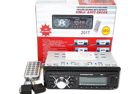 Автомагнітола 2017 1DIN USB 2.0 SD/MMC слот чорний - изображение 3
