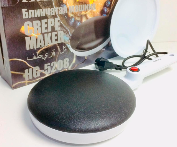 Блинница погружная с антипригарным покрытием 20 см HAEGER HG-5208 белая 650W (HG-5208_390) - изображение 10